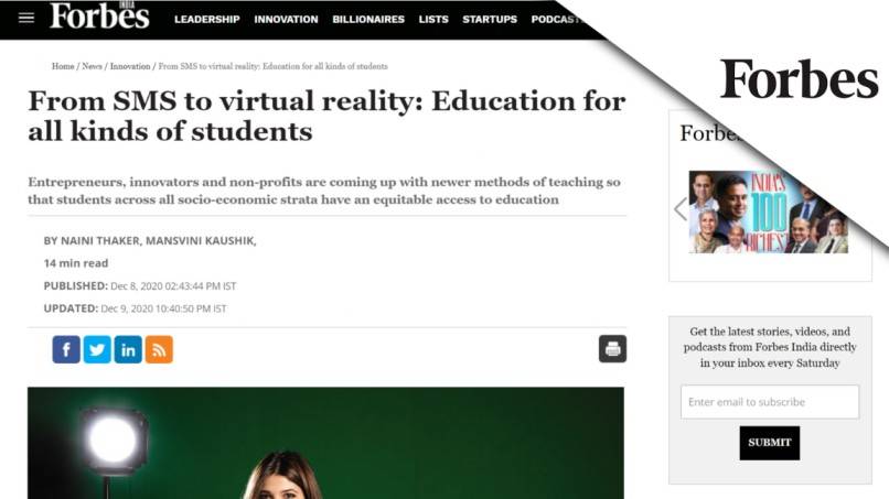 Forbes India coverage